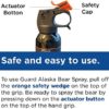 Personal Security Products Mace Brand Guard Alaska Maximum Strength Bear Spray – 20’ Powerful Pepper Spray – Mace Spray Self-Defense for Hiking, Camping, and Other Outdoor Activities, Made in USA - Image 5