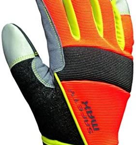 True Grip High Visibility Work Gloves and All Purpose Gloves with Touchscreen Fingers, Medium (9842)