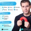 Serenilite Flexible Resistance Bar | Grip Strength Trainer, Resistance Band, Forearm Exerciser Workout | Flexbar for Tennis Elbow, Golfers Elbow, Physical Therapy, Pain Relief, Tendonitis, Recovery… - Image 4