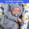 JIZHI Lifelike Reborn Baby Dolls Boys - 17-Inch Baby Soft Skin Realistic-Newborn Baby Dolls Full Body Vinyl Anatomically Correct Real Life Baby Dolls with Feeding Toy & Gift Box for Kids Age 3 + - Image 2