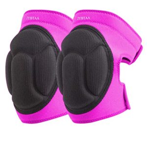 Women Knee Pads for Cleaning House Floors,Gardening Work, Carpet Roofing,Kneeling Cushions with Soft Inner Liner, Adjustable Kneeling Pad Suitable Garden,Flooring Yard,Pink