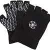 Gaiam Grippy Yoga Gloves, Black/Grey - Image 4