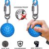 SELEWARE Pull Up Ball Grip, Non-Slip Rock Climbing Holds Pull Up Power Ball for Strength Training Attachment, Neutral Grip Pull Up Handles for Chin Up Bar, Kettlebell, Barbell Home Gym Workout - Image 4