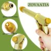 ZOVAATIA Garden Hose Nozzle 100% Heavy Duty Metal, Metal Nozzle & body Non-slip Ergonomic Grip, 4 Watering Patterns, High Pressure Metal Spray Gun for Watering Plants, Car Wash and Showering Dog - Image 3