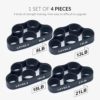 4 Pack Hand Exerciser Grip Strengthener, Finger Stretcher Hand Grip Resistance Bands Hand Strengthener Hand Strengthening Forearm Exerciser for Arthritis - Image 3