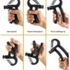 Grip Strength Trainer,Hand Grip Strengthener,Adjustable Hand Grips for Strength Training,Adjustable Resistance 11-132 lbs Forearm Exerciser for Muscle Building, black - Image 3