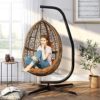 GREENSTELL Hammock Swing Stand,Hanging C-Stand with Buckle and Spring Hook, for Indoor,Outdoor,Sturdy Hanging Stand Max Load 150kg - Image 7