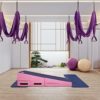 Matladin Incline Gymnastics Mat, 48"x24"x14" Tumbling Mats, Folding Gymnastics Cheese Wedge Mat, Gym Fitness Tumbling Skill Shape Mat for Kids Girls Home Training Exercise - Image 2