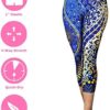 Comfy Yoga Pants - Workout Capris - High Waist Workout Leggings for Women - Lightweight Printed Yoga Legging - Image 2