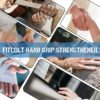 FitColt Grip Strength Trainer 2 Pack, Hand Grip Strengthener, Non-Slip Hand Gripper with Adjustable Resistance 11-132 Lbs, Forearm Strengthener for Hand Strength Training and Injury Recovery - Image 6