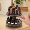 TJ.MOREE Essential Oil Storage Stand Meditation Accessories, Yoga Gifts for WomenTeacher Nurse, Relaxing Gifts for Holding Diffuser and Essential Oils Bottles - Walnut - Image 7
