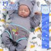 JIZHI Lifelike Reborn Baby Dolls Boys - 17-Inch Baby Soft Skin Realistic-Newborn Baby Dolls Full Body Vinyl Anatomically Correct Real Life Baby Dolls with Feeding Toy & Gift Box for Kids Age 3 + - Image 5