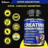 Creatine Monohydrate Blended Capsule 9000mg - 13in1 with Cranberry, Dandelion, Uva Ursi, Ashwagandha, Horny Goat Weed & More - Muscle, Energy, Athletic Performance Support - 60 Vegan Capsules - Image 7