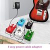 Guitar Pedal Power Supply Adapter 9V DC 1A Tip Negative 5 Way Daisy Chain Cables for Electronic Guitar Effect Pedal - Image 2