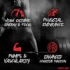 Insane Labz Psychotic, High Stimulant Pre Workout Powder, Extreme Lasting Energy, Focus and Endurance with Beta Alanine, Creatine Monohydrate DMAE, 35 Srvgs (Fruit Punch) - Image 6