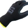 Better Grip BGWANS Safety Winter Insulated Double Lining Rubber Coated Work Gloves, 3 Pairs/Pack (Medium, Black) - Image 2