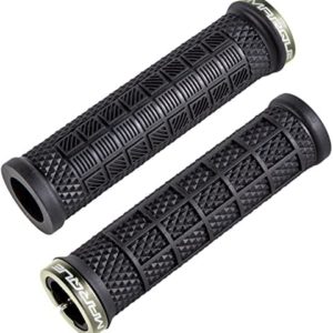 Marque Grapple Mountain Bike Handlebar Grips – Single Lock-On Ring MTB and BMX Bicycle Handle Bar with Non-Slip Grip