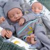 JIZHI Lifelike Reborn Baby Dolls Boys - 17-Inch Baby Soft Skin Realistic-Newborn Baby Dolls Full Body Vinyl Anatomically Correct Real Life Baby Dolls with Feeding Toy & Gift Box for Kids Age 3 + - Image 3