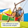 WAREMAID 1800lb Capacity Wall Ceiling Mount Bracket for Suspension Strap, Battle Rope Anchor Ceiling Hook for Gymnastic Ring, Body Weight Strength Training System, Yoga Swing Hammock, Boxing Equipment - Image 3