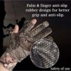 Camo Hunting Gloves Lightweight Pro Anti-Slip Shooting Gloves Waterproof Warm Glove with Trigger Finger Outdoor Hunting Camouflage Gear Archery Accessories - Image 2