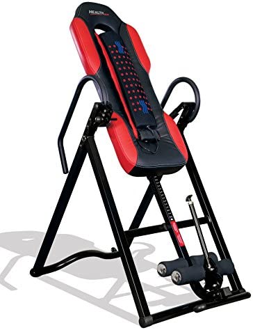 Health Gear ITM5500 Advanced Technology Inversion Table With Vibro Massage & Heat - Heavy Duty up to 300 lbs.