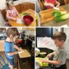 MAZYPO Kids Knife Set of 3 - Firm Grip, Serrated Safe Edges– Colorful Nylon Toddler Cooking Knives to Cut Fruits, Salad, Cake, Lettuce (Green/Yellow/Blue) - Image 6