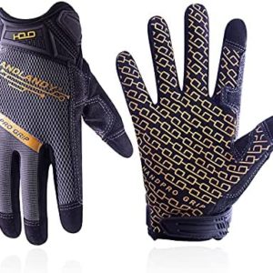 HANDLANDY Work Gloves with Grip for Men & Women, Mechanic Working Gloves Touchscreen, Flexible & Breathable Thin Work Gloves