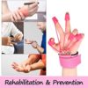 Suertree Finger Exerciser 10Lb +20Lb +40Lb, Hand Strengthener Finger Resistance Band Guitar Finger Stretcher Hand Yoga Equipment, Finger Extensor Strengthener for Finger Resistance Stretching Rehabilitation - Image 5