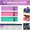 CFX Resistance Bands Set, Exercise Bands with Non-Slip Design for Hips & Glutes, 3 Levels Workout Bands for Women and Men, Booty Bands for Home Fitness, Yoga, Pilates - Image 4