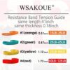 WSAKOUE Pull Up Bands, Resistance Bands, Pull Up Assist Band Exercise Resistance Bands for Body Stretching, Powerlifting, Resistance Training - Image 4