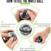 Hand Grip Strengthener Workout Kit (10Pcs )Hands Grip Strength Trainer, Forearm Gripper, Finger Exerciser Stretcher Wrist Ball, Stress Relief Ball for Men and Women, Injury Recovery - Image 5