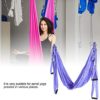 Generici Aerial Yoga Swing Set, 1.4‑1.5m / 4.6‑4.9ft, Yoga Hammock Trapeze Swing with Fixed Disk and Storage Bag, Trapeze Yoga Kit, Flying Yoga Inversion Tool for Indoor Home Fitness(Purple) - Image 2