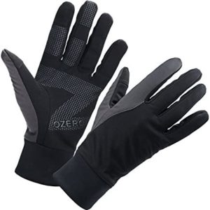 OZERO Winter Thermal Gloves Men Women Touch Screen Water Resistant Windproof Anti Slip Heated Glove Hands Warm for Hiking Driving Running Bike Cycling