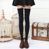 Womens Thigh High Socks Cotton Striped Over the Knee Socks Long Knee High Socks for Women … - Image 4