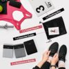 Resistance Bands Set, Suright 3 Packs Fabric Workout Bands with 3 Resistance Levels, Non-Slip Exercise Bands Elastic Resistance Loops Bands with Carrying Bag for Legs, Butt, Hips and Glutes - Image 7