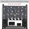 Nisorpa Mining Rig Frame for 12 GPU, 3 Layers Steel Open Air Miner Rig Case Rack for Crypto Coin Currency Bitcoin Dual Power ATX Motherboard Bracket, Mining Case Server Rack ETH ETC ZEC Mining Tools - Image 6