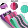 CFX Resistance Bands Set, Exercise Bands with Non-Slip Design for Hips & Glutes, 3 Levels Workout Bands for Women and Men, Booty Bands for Home Fitness, Yoga, Pilates - Image 3