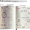 The Bodyweight Home Workout Journal. 13-Week Program. NO EQUIPMENT NEEDED. Fitness Planner / Workout Book that tells you exactly what to do and how to track progress. Provides completely guided workouts, # of sets to do for each exercise, # reps to aim for, and provides a place to track all your progress. Workout Journal for Women & Men. Workout Planner for Women. Workout Log Book / Fitness Journal / Workout Notebook. - Image 5