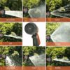 Elctman Garden Hose Nozzle Spray Nozzle, Water Hose Nozzle Comfort-Grip with 8 Adjustable Patterns for Watering Plants & Lawn, Washing car and Pets - Image 2