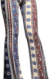 ShopMyTrend SMT Women's High Waist Wide Leg Long Palazzo Bell Bottom Yoga Pants