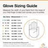 Superior Glove Leather Half Finger Framers Gloves - 1 Pair of Extra Large Black and Orange Work Gloves – MXFE - Image 6