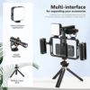 NEEWER Universal Phone Video Rig Kit Compatible with iPhone 14 Plus 14 13 12 Pro Android, Aluminum Handheld Phone Cage with Silicone Handles, Video Stabilizer Rig for Vlog Videography Live Streaming - Image 4
