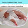Ledhlth White Mesh Arm Sling for Shoulder Injury Women Shower Sling for Men Shoulder Sling for Shoulder Surgery Elbow Wrist Sling for Broken Arm - Image 5