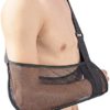 Arm Sling for Shoulder Injury Broken Arm Elbow Medical Grade Quality Mesh Arm Support Small for Men Women Injury Recovery Arm Immobilizer Unisex, 13"-16" Black - Image 8