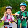 6 Pairs Kids Cycling Gloves Bicycle Non Slip Half Finger Gloves for Summer Outdoor Sport Road Mountain Bike Riding for Boy Girl Youth (2-4 Years) - Image 2