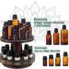 TJ.MOREE Essential Oil Storage Stand Meditation Accessories, Yoga Gifts for WomenTeacher Nurse, Relaxing Gifts for Holding Diffuser and Essential Oils Bottles - Walnut - Image 5