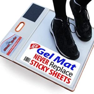 StepNGrip Courtside Shoe Grip Traction Mat - Newest Sticky Mat - Never Needs Replacement Sheets, Allows Court Grip for Basketball Volleyball. Sticky Stop Power …