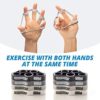Finger Strengthener Hand Resistance Bands [8pcs], Finger Exerciser Grip Strength Trainer Hand Stretcher, Muscle Exercisers Improve Grips Performance (4 Levels 6.6lb, 8.8lb, 11lb, 13.2lb) - Image 3