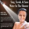 High Sierra's Solid Metal Handheld Shower Head Kit with Slip-Free Grip. Includes All Metal Handheld Shower Head, Trickle Valve, Hose with Silicone Inner Tube, and Holder. Low Flow 1.8 GPM. Chrome - Image 3