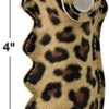 Pepper Defense PD-2 Pepper Spray Keychain w/ Finger Grip Holster for Aim & Accuracy - Maximum Strength 10% OC Police Grade Formula - Emergency Non Lethal Self Defense (Leopard) - Image 4